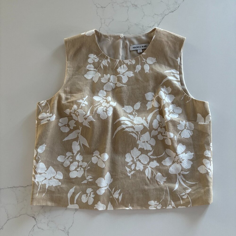 Cropped Veronica Beard Size 4 Top